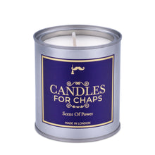 Load image into Gallery viewer, Scent of Power mens' scented candle - from top